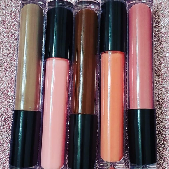Nude Lipgloss 5 Gloss Bundle Women Lipstick Makeup - Picture 3 of 8